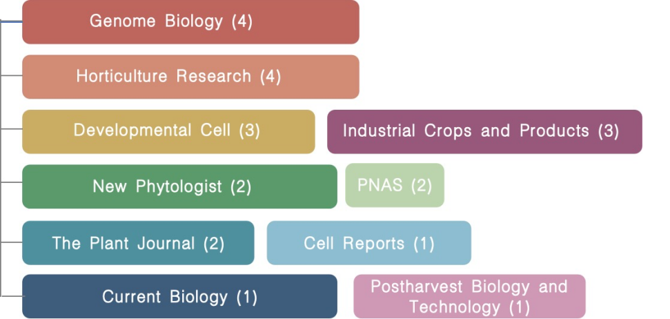 Journal Distribution of Plant Spatial Transcriptomics Publica (5