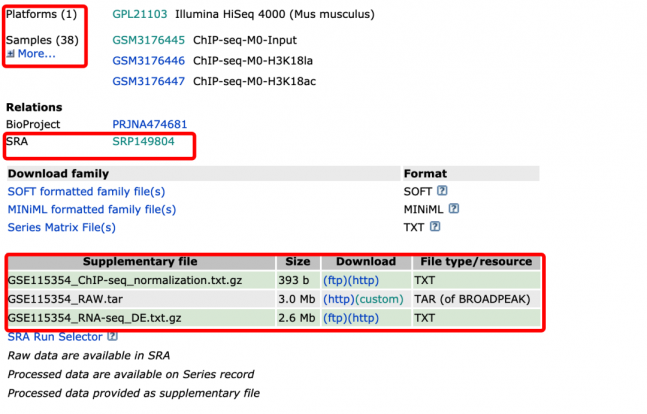 Geo File Examples 怎么从geo数据库下载数据文件?【图文详细教程】 | | 百迈客生物
